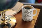 DQG CVT Best Uncle Gift - Thank You for Being My Uncle Funny Coffee Mug - Gag Gifts For Uncles - Cool Fathers Day Birthday Christmas Gift Ideas From Niece Nephew - Uncle's Novelty Tea Cup 11oz White