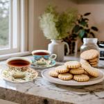 Sparkle and Bash Vintage Floral Tea Cups & Saucers Set for Tea Parties, Bridal Showers, Garden Parties, Brunch, Afternoon Teas & Receptions (Blue, Pink, 8oz)