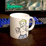 JUST FUNKY Fallout Collectibles | Fallout Coffee Mug | Fits Up to 20 oz