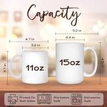 Custom Bunnies Coffee Mugs, Love Joy Peace Ceramic Mugs, Inspiration Animal Cup Gift For Family Members, Customized Name Bunny Themed Mugs, Personalized Rabbit Decoration Tea Cup