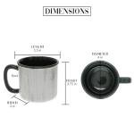 Pavilion Gift Company - Rest Relax Repeat - Moose - 17 Oz Coffee Mug Tea Cup Woodland Hiking Camping Cabin Woods Lodge Gift Outdoorsy Present