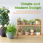 Wicker Look Coffee Station Organizer, 2 Tier Bamboo Mug Holder Countertop Organizer, Kitchen Home Counter Shelf for Tea Coffee Bar Accessories, Matcha Stand, Cup Display, Condiment Storage Rack