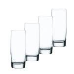 Nachtmann Vivendi 14 Oz Long Drink Glasses (Set of 4) - Clear Crystal Glasses for Water, Juice, Cocktails, Iced Tea, Cold Beverages - Elegant Barware Essentials for Entertaining - Dishwasher Safe