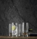 Nachtmann Vivendi 14 Oz Long Drink Glasses (Set of 4) - Clear Crystal Glasses for Water, Juice, Cocktails, Iced Tea, Cold Beverages - Elegant Barware Essentials for Entertaining - Dishwasher Safe