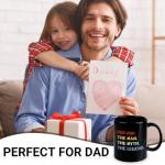 Slugeren Gifts for Grandpa, Pop Pop The Man The Myth The Legend Coffee Mug, Fathers Day Birthday Christmas Gifts for Grandpa Papa Dad from Grandkids, Papa Coffee Mug, 11Oz