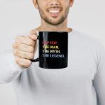 Slugeren Gifts for Grandpa, Pop Pop The Man The Myth The Legend Coffee Mug, Fathers Day Birthday Christmas Gifts for Grandpa Papa Dad from Grandkids, Papa Coffee Mug, 11Oz