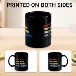 Slugeren Gifts for Grandpa, Pop Pop The Man The Myth The Legend Coffee Mug, Fathers Day Birthday Christmas Gifts for Grandpa Papa Dad from Grandkids, Papa Coffee Mug, 11Oz