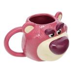 Paladone Lotso Huggin Bear Shaped Mug 680ml, Officially Licensed Disney Toy Story Ceramic Coffee Cup for Tea, Hot Chocolate and More, Gift for Pop Culture Fans