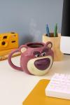 Paladone Lotso Huggin Bear Shaped Mug 680ml, Officially Licensed Disney Toy Story Ceramic Coffee Cup for Tea, Hot Chocolate and More, Gift for Pop Culture Fans