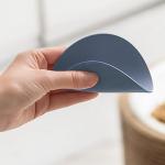 Carrotez 2 Pack Silicone Cup Cover Lids, 4.3 Inch Mug Covers, Reusable Silicone Coffee and Tea Cup Lids - Blue