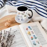 Pfkfo Positive Daily Affirmations Mug, Inspirational Mental Health Gifts for Women Friends, Sobriety Motivational Gifts for Female Colleagues Coworker, Christmas Birthday Gifts for Women Friendship