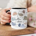 Pfkfo Positive Daily Affirmations Mug, Inspirational Mental Health Gifts for Women Friends, Sobriety Motivational Gifts for Female Colleagues Coworker, Christmas Birthday Gifts for Women Friendship
