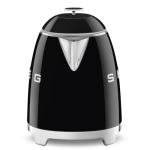 SMEG Mini 50's Retro Style 3 Cup Electric Kettle with Double Wall Anti Slip Base and Water Level Indicator (Black)