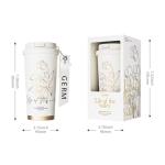 20oz Insulated Tumbler, portable coffee travel mug with Lid and Straw 丨 Leak-Proof, Vacuum Insulated Stainless Steel,BPA-Free,travel tea cup. hot or cold for 24 hours