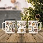 DOTAIN Boho Mental Health Awareness Daily Reminder Inspirational Quotes Coffee Mug Ceramic Cup(11oz),Double Side Printed,Boho Positive Quotes Daily Reminder Mug Gifts For Women Teenage Girls