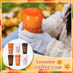 Pickmesh 12 Pack Fall Reusable Coffee Cups Gift for Women 16 oz Autumn Tumblers with Lid Plastic Cups Travel Coffee Mug Thank You Gifts for Hot and Cold Drinks