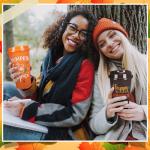 Pickmesh 12 Pack Fall Reusable Coffee Cups Gift for Women 16 oz Autumn Tumblers with Lid Plastic Cups Travel Coffee Mug Thank You Gifts for Hot and Cold Drinks