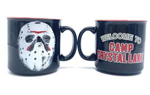 Silver Buffalo Friday The 13th Welcome to Camp Crystal Lake Ceramic Coffee Mug | Jason Voorhees Official Horror Movie Collectible