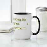 CafePress Funny Saying Urine Samples Coffe Mug 15 oz (444 ml) Ceramic Coffee Mug