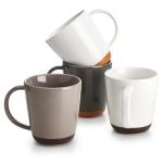 Sweese Porcelain Coffee Mugs Set of 4-16 Ounce -Microwavable, Coffee Cups for Latte, Hot Tea, Cappuccino, Mocha, Cocoa with Big Handle, Urban Neutrals
