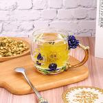 onepeng Gifts for Women, Exquisite Tea Cup, Best Birthday Gift For Mom Wife Friends Mothers Valentines Day Christmas, Durable Glass Coffee Mug