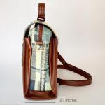 Designer Vegan Leather Handbag for Women Tan Brown Crossbody Tote and Shoulder Bag Medium Size Purse