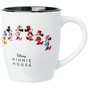 Silver Buffalo Disney Mickey and Friends Featuring Minnie Mouse Classics Evolution Jumbo Ceramic Mug, 25 Ounces