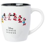 Silver Buffalo Disney Mickey and Friends Featuring Minnie Mouse Classics Evolution Jumbo Ceramic Mug, 25 Ounces