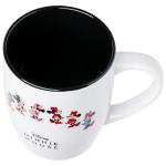 Silver Buffalo Disney Mickey and Friends Featuring Minnie Mouse Classics Evolution Jumbo Ceramic Mug, 25 Ounces