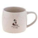 Karma Gifts Reese Ceramic Mug - 16-Ounce Coffee Cup - Cute Mugs for Women and Men - Cat