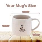 Karma Gifts Reese Ceramic Mug - 16-Ounce Coffee Cup - Cute Mugs for Women and Men - Cat