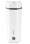 balbali Travel Kettle - 12oz Portable Electric Kettle for Boiling Water - Self Heating Cup/Thermos - Single Size Personal Tea Maker -Hot Water Boiler/Heater/Warmer - White