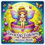 Teacup Fairies Coloring Book: Adorable Little Faeries in a Tea Cup - Intricate Adult Pages to Color (Teacup Coloring)