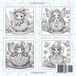 Teacup Fairies Coloring Book: Adorable Little Faeries in a Tea Cup - Intricate Adult Pages to Color (Teacup Coloring)
