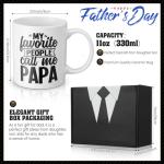Maxdot 3 Pcs Father's Day Gifts for Dad from Daughter, Dad Trucker Hat 11oz Funny Coffee Mug and Gift Box for Birthday(Funny Style,Grey)
