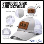 Maxdot 3 Pcs Father's Day Gifts for Dad from Daughter, Dad Trucker Hat 11oz Funny Coffee Mug and Gift Box for Birthday(Funny Style,Grey)