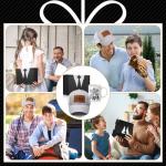 Maxdot 3 Pcs Father's Day Gifts for Dad from Daughter, Dad Trucker Hat 11oz Funny Coffee Mug and Gift Box for Birthday(Funny Style,Grey)