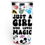 Inspired Cartoon Mouse Tumbler, Magic Mouse Lovers Coffee Mug Animal Lovers Mouse Themed Gifts for Women Girls Friends Friendship Birthday Christmas 20 oz Stainless Steel Travel Thermos Insulated Cup
