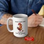 Funny Chicken Coffee Mugs, Personalized Choose Name Animal Themed Tea Cups, Customized Chicken Farming Mugs Gift For Him Her, Chicken Decoration Mugs Present, Travel Cups