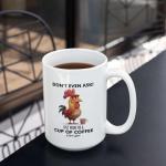 Funny Chicken Coffee Mugs, Personalized Choose Name Animal Themed Tea Cups, Customized Chicken Farming Mugs Gift For Him Her, Chicken Decoration Mugs Present, Travel Cups