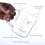 GLASKEY Caffeine Beaker Mug,16 oz Anti-Dripping Borosilicate Caffeine Mug,Cool Coffee Mugs with Handle,Chemistry Mug,Novelty Chemistry Science Teacher Gifts for Women Men