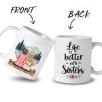 Personalized Sister Coffee Mug - Custom Gift Idea