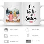 Personalized Sister Coffee Mug - Custom Gift Idea