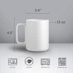 E-liu Large Porcelain Tea and Coffee Mug Set