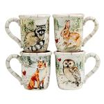 Winter's Walk 16 oz. Mugs Set of 4