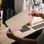 Burlap Coffee Bar Mats – 2-Pack, Waterproof Design