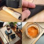 Burlap Coffee Bar Mats – 2-Pack, Waterproof Design