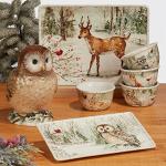 Winter's Walk 16 oz. Mugs Set of 4