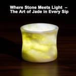 Natural Jade Shot Glasses – Set of 2