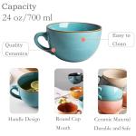 Big Oversized Ceramic Coffee Mug with Handles